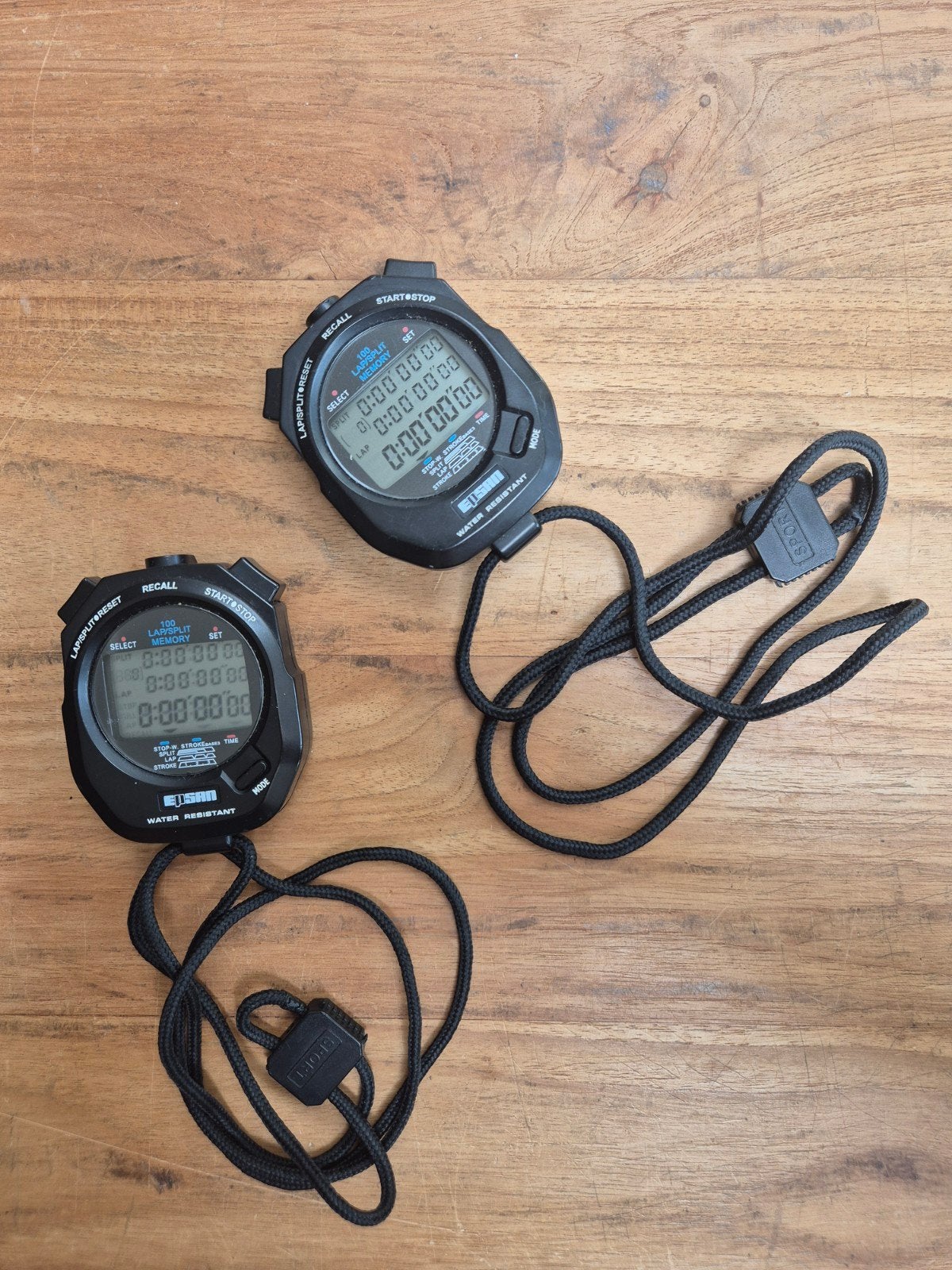 2x Epsan F76 Digitale Stopwatch, Ophalen of Verzenden, Gebruikt