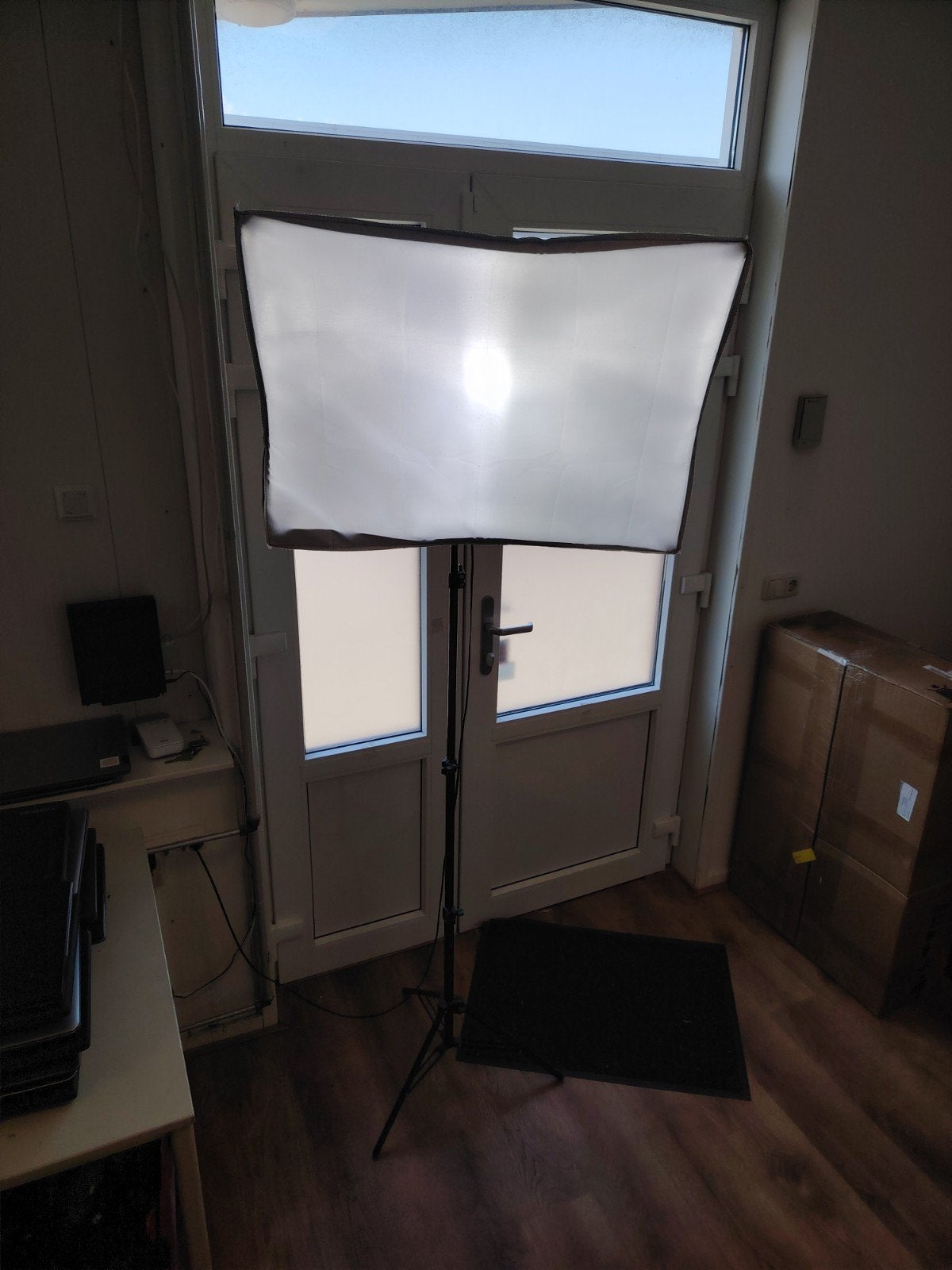 Fotostudio Softbox met Statief en Lamp, Lamp of Flitsset, Gebruikt, Onbekend@voorbeeld.com, Onbekend