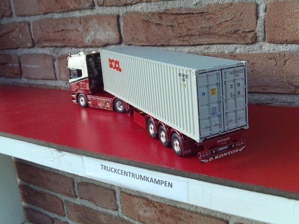 Tekno  Scania  R - Serie  Topline  van  Contlift., Ophalen of Verzenden, Nieuw, Bus of Vrachtwagen, Tekno
