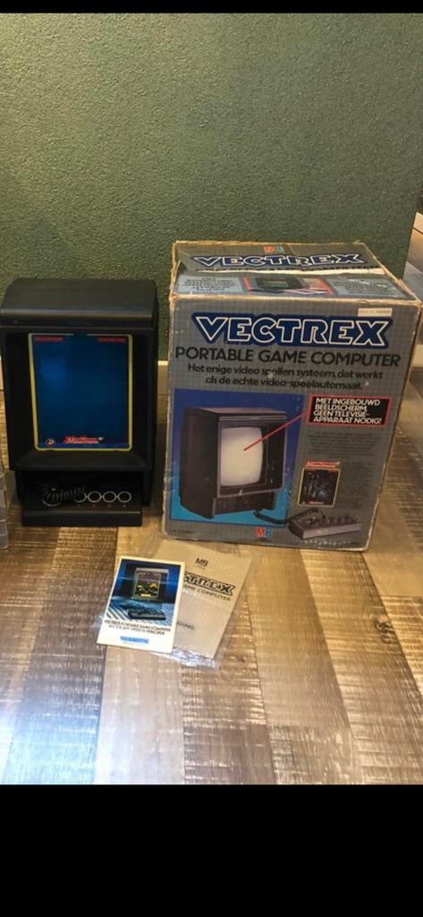 Vectrex spelcomputer + 6 spellen, Spelcomputers en Games, Spelcomputers | Nintendo Game Boy, Ophalen of Verzenden, Gebruikt, Overige modellen