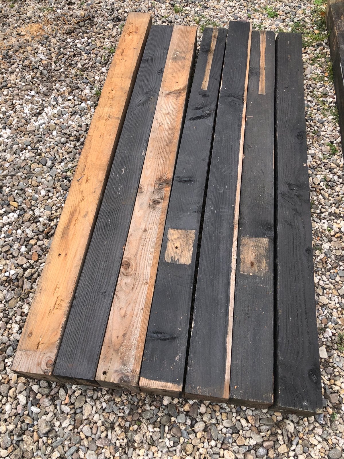 Douglas balken 15x15 cm voor overkapping of constructie, Doe-het-zelf en Verbouw, Hout en Planken, Gebruikt, Ophalen of Verzenden