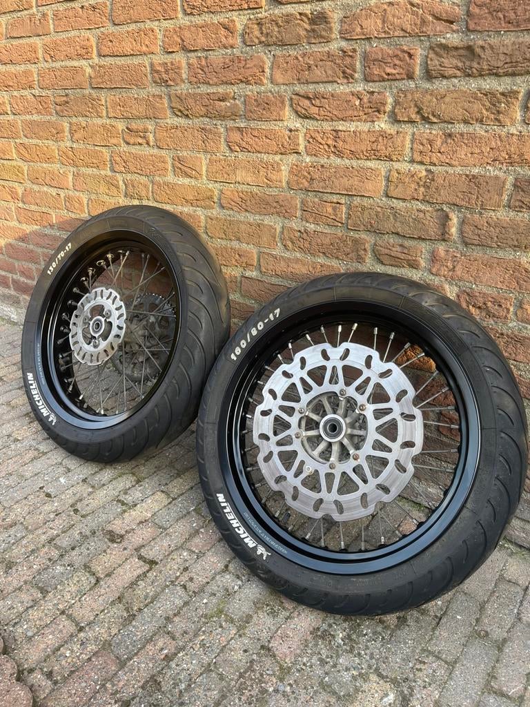 Spaak velgen set 17 inch Sherco SM-RS 50 in zeer nette staat, Ophalen of Verzenden, Zo goed als nieuw, Overige typen