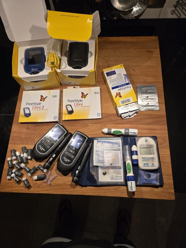 Diabetes prikpennen en scanners voor de Libre sensoren., Ophalen of Verzenden, Gebruikt