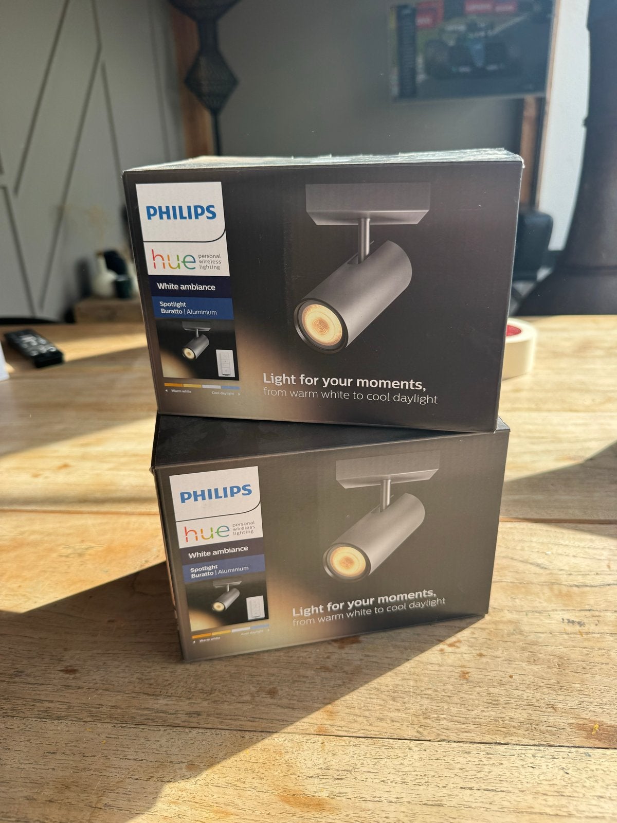 2x Philips Hue Buratto spot NIEUW | 007, Dimbaar, Nieuw, Overige fittingen, Ophalen of Verzenden