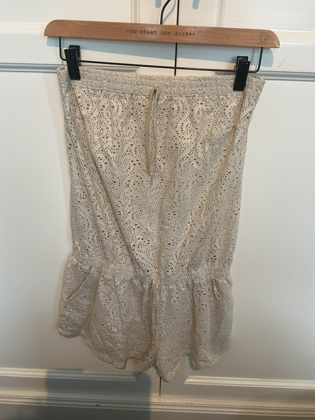 Primadonna Swim strapless jumpsuit maat 40, Ophalen of Verzenden, Zo goed als nieuw, Beige, Overige typen