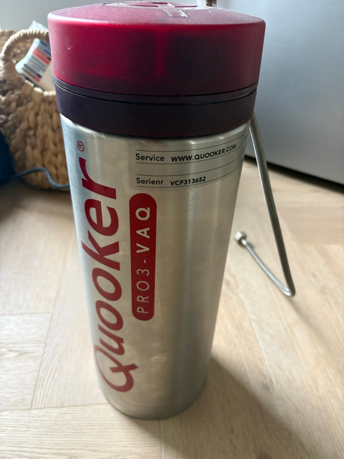 Quooker PRO3-VAQ kokendwaterkraan met reservoir, Zilver, Ophalen of Verzenden, Metaal, Overige merken