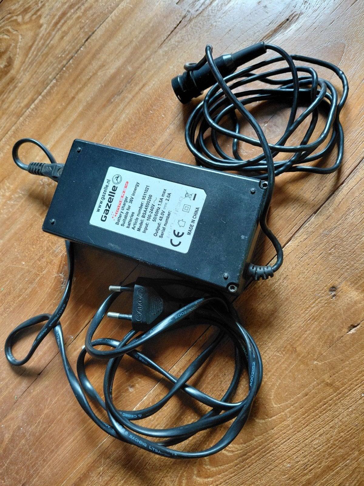 Gazelle Innergy Orange E-bike Oplader (48V 2.0A), Gebruikt