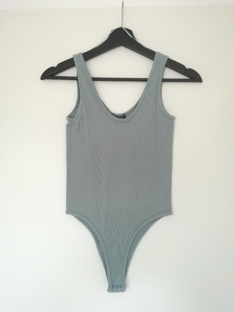 Zara Bodysuit Top Lichtgroen Groen maat XS-S, Kleding | Dames, Zara, Ophalen of Verzenden, Zo goed als nieuw, Zonder mouw