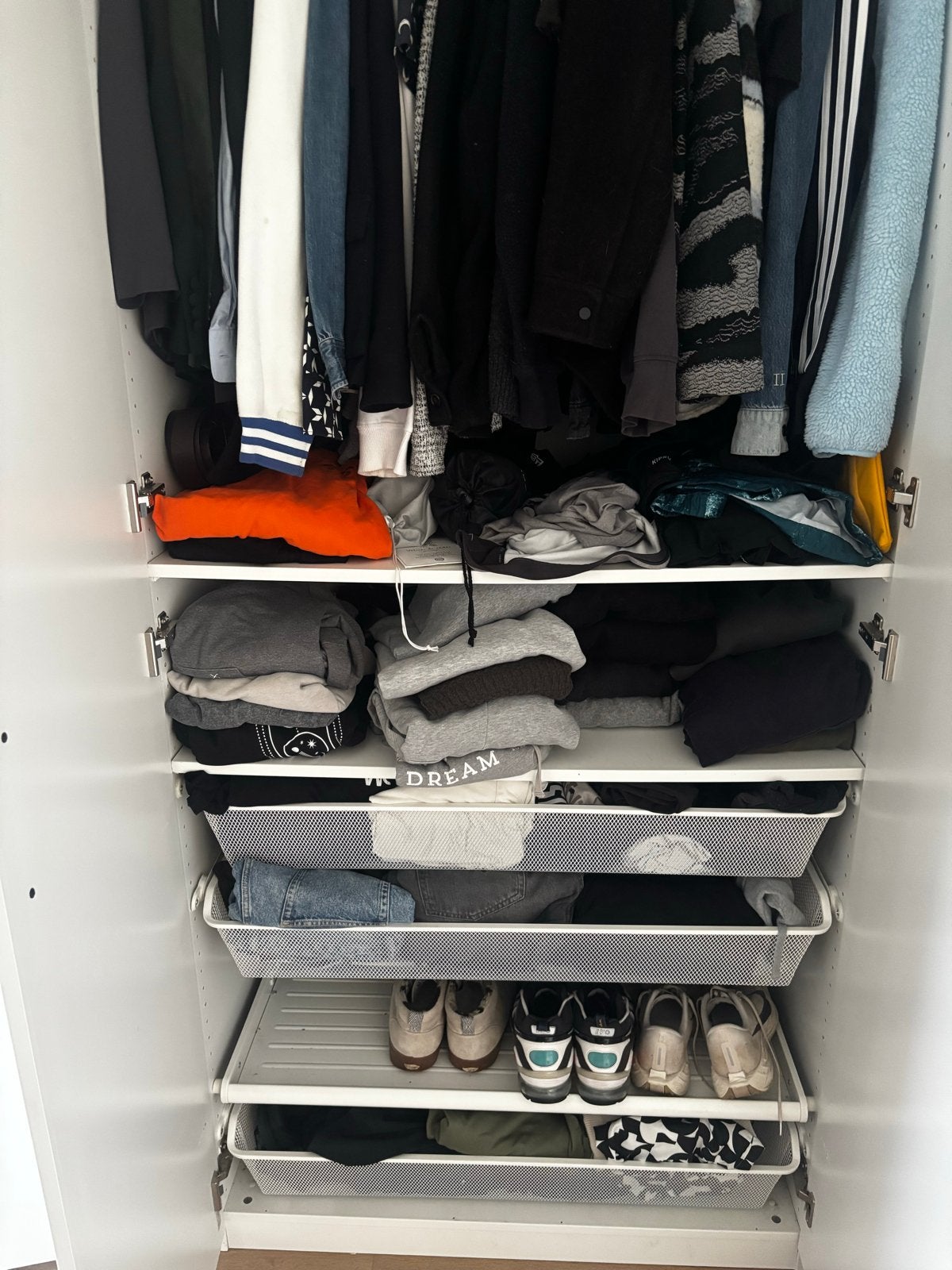 IKEA Pax kastinterieur manden, planken, roedes, schoenenrek, Ophalen, Met plank(en), Gebruikt, 200 cm of meer