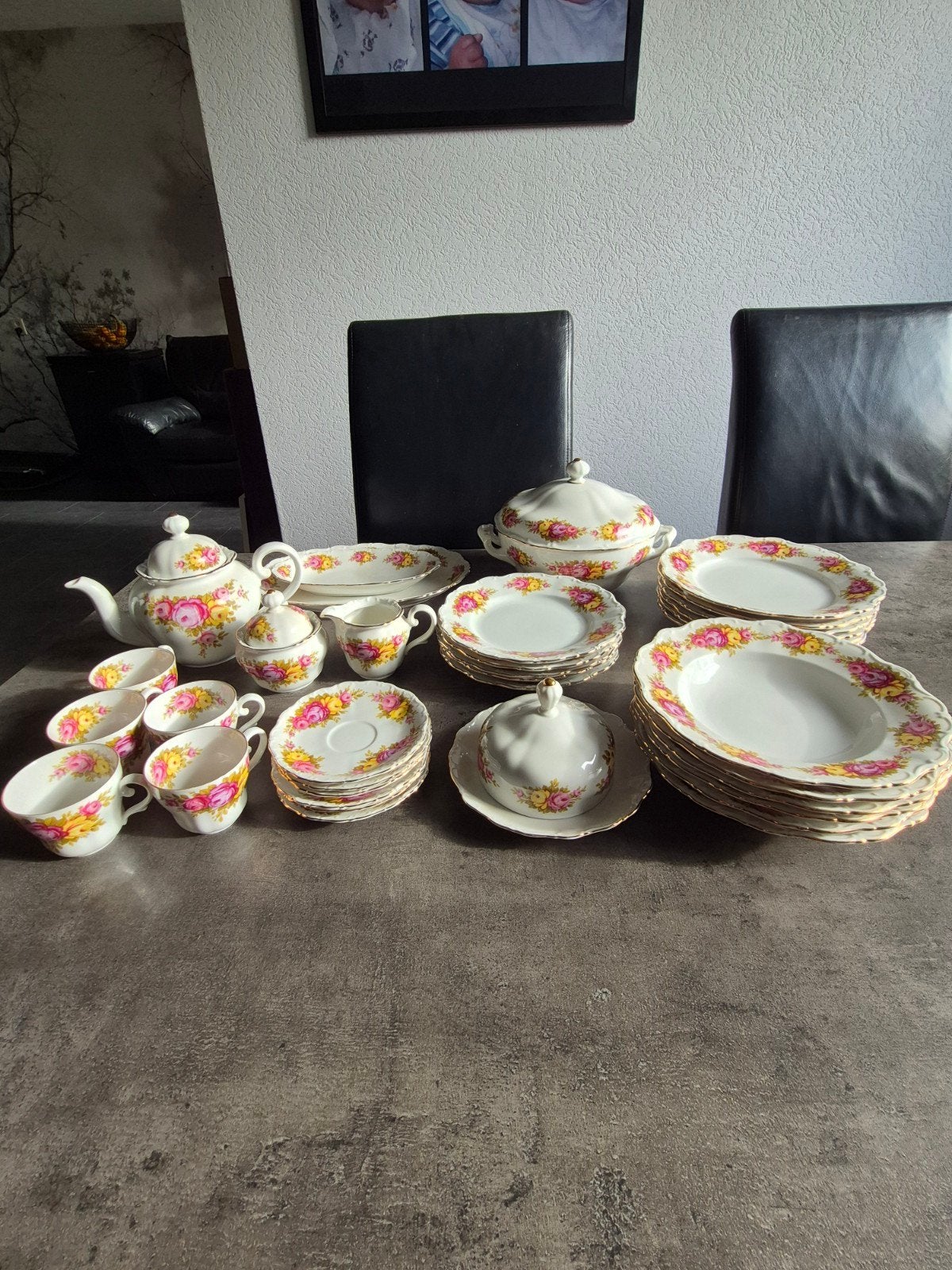 Seltmann Weiden Barock servies met rozenmotief, Ophalen