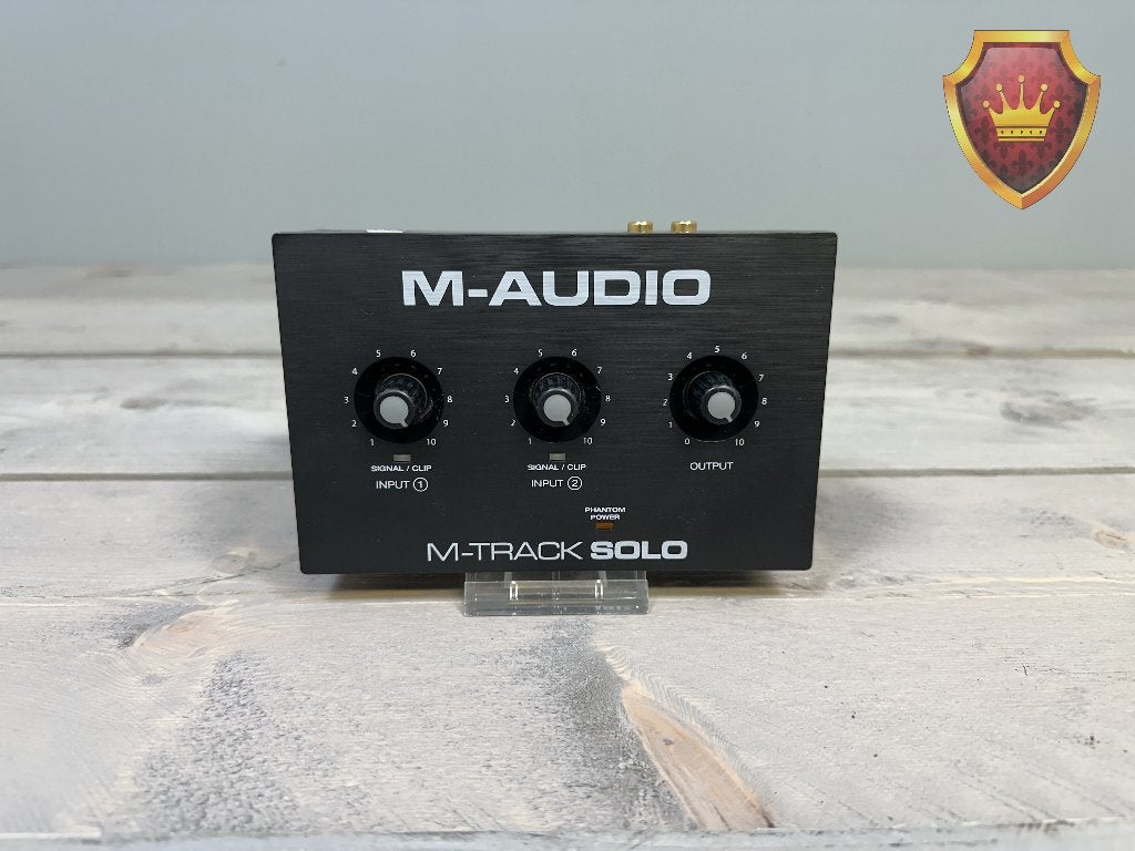 M-Audio M-Track Solo USB Audio Interface - afgeprijsd, Ophalen of Verzenden, Zo goed als nieuw, Nvt, Nvt