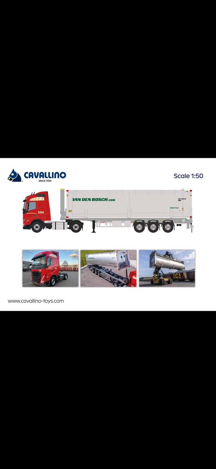 Cavallino 1:50 vd Bosch  Geen Tekno/Wsi, Ophalen of Verzenden, Zo goed als nieuw, Bus of Vrachtwagen, Overige merken