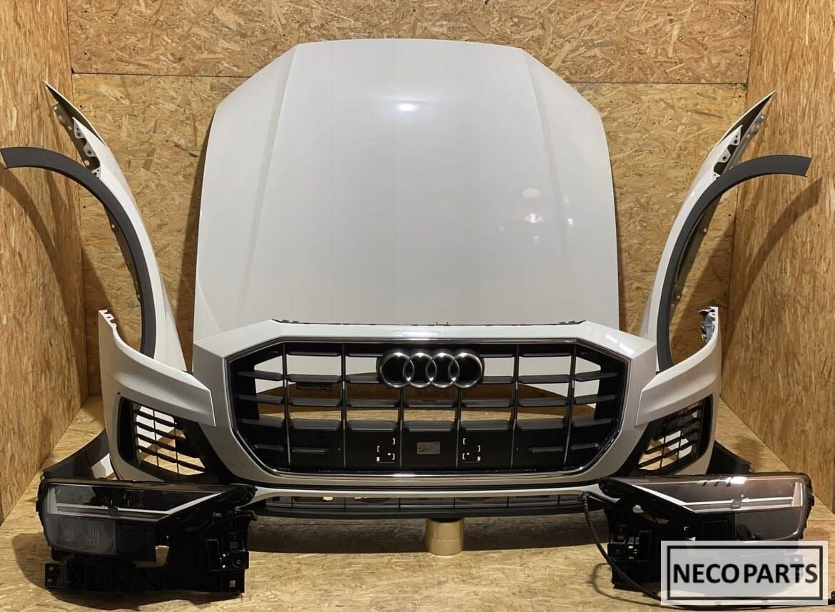 AUDI Q8 4M8 3.0 TFSI COMPLEET VOORKOP BUMPER KOPLAMP O.A!!, Gebruikt, -, Achter, -