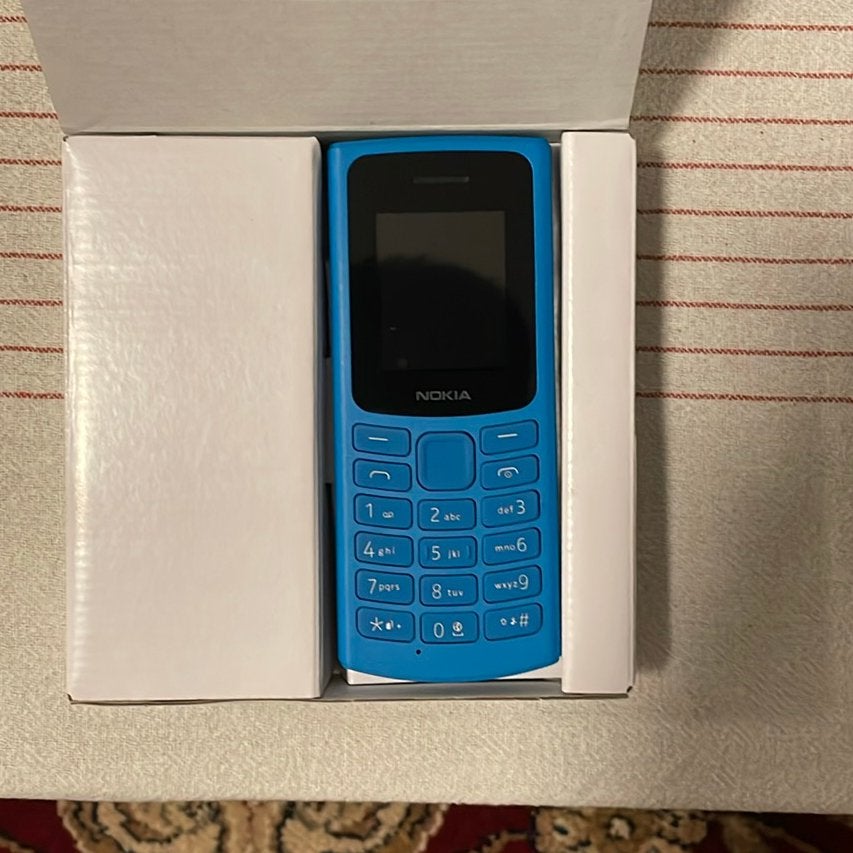 Nokia 105 4G, Blauw, Geen camera, Fysiek toetsenbord, Ophalen of Verzenden