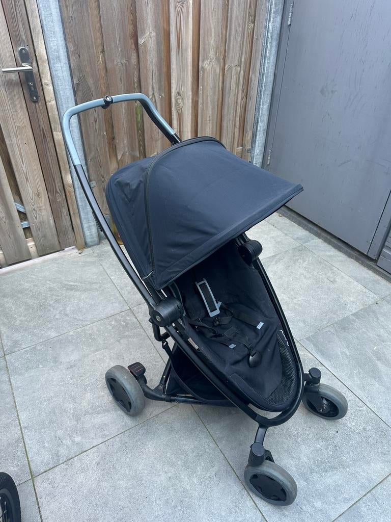 Quinny Zapp Flex Plus Buggy - Black on Black, Kinderen en Baby's, Buggy's, Zo goed als nieuw, Quinny, Verstelbare rugleuning, Ophalen of Verzenden