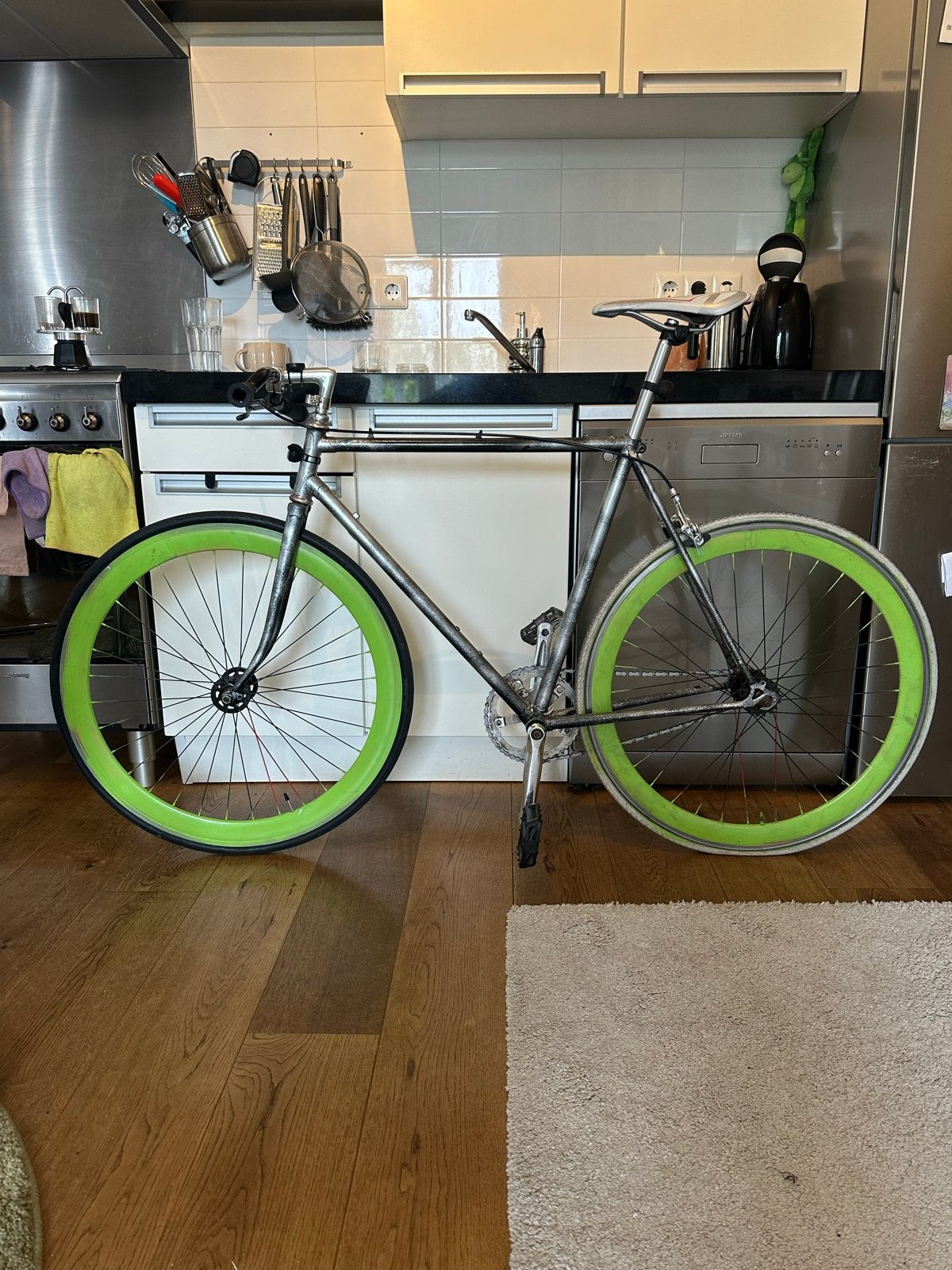 Fixie Fiets, Overige merken, Gebruikt, Velgrem, Ophalen of Verzenden