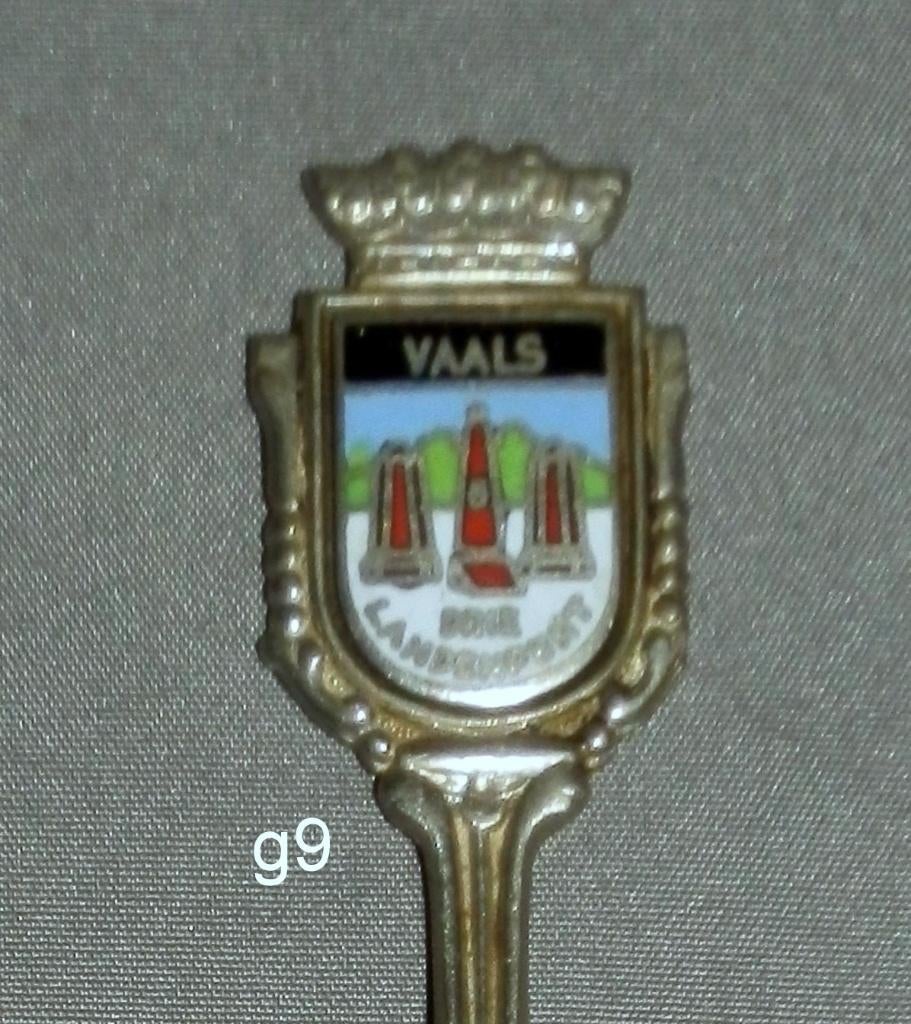 G9 theelepeltje vaals drielandenpunt  --, Huis en Inrichting, Ophalen of Verzenden, Zo goed als nieuw, Rvs of Chroom