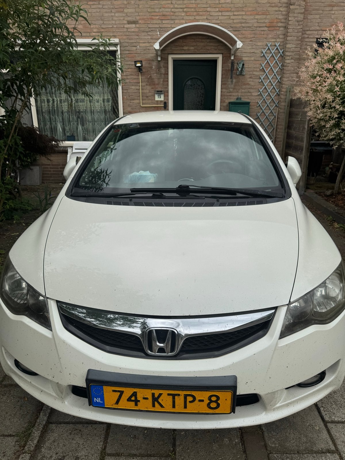 Honda Civic 1.3 Vtec Hybrid 4DR C-tr. 2010 Wit, Auto's, Honda, Wit, Origineel Nederlands, 22 km/l, Sedan