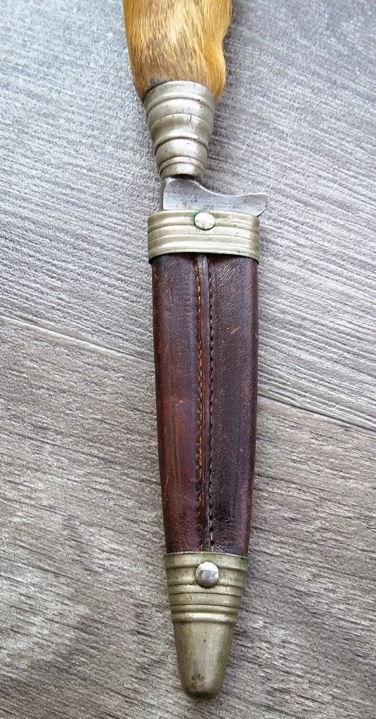 Omstreeks 1925 - 1935 Jagersmes Mes Dolk Jager Jacht Jagen, Ophalen of Verzenden