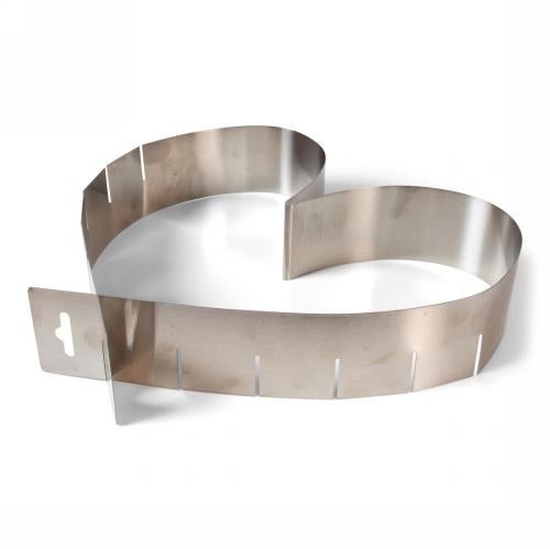 12x flexibele hartvormige metalen bakringen – nieuw in doos, Ophalen of Verzenden, Nieuw, Rvs
