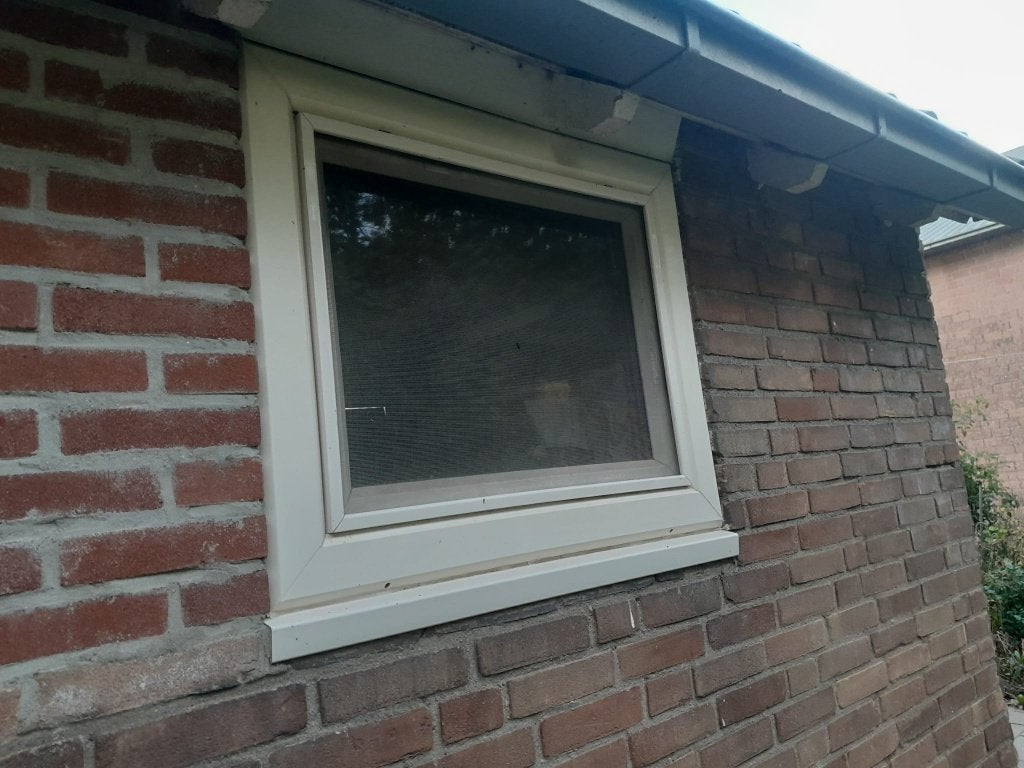 Kunststof raamkozijnen compleet met glas, Ophalen, Kunststof, Gebruikt, Inclusief glas