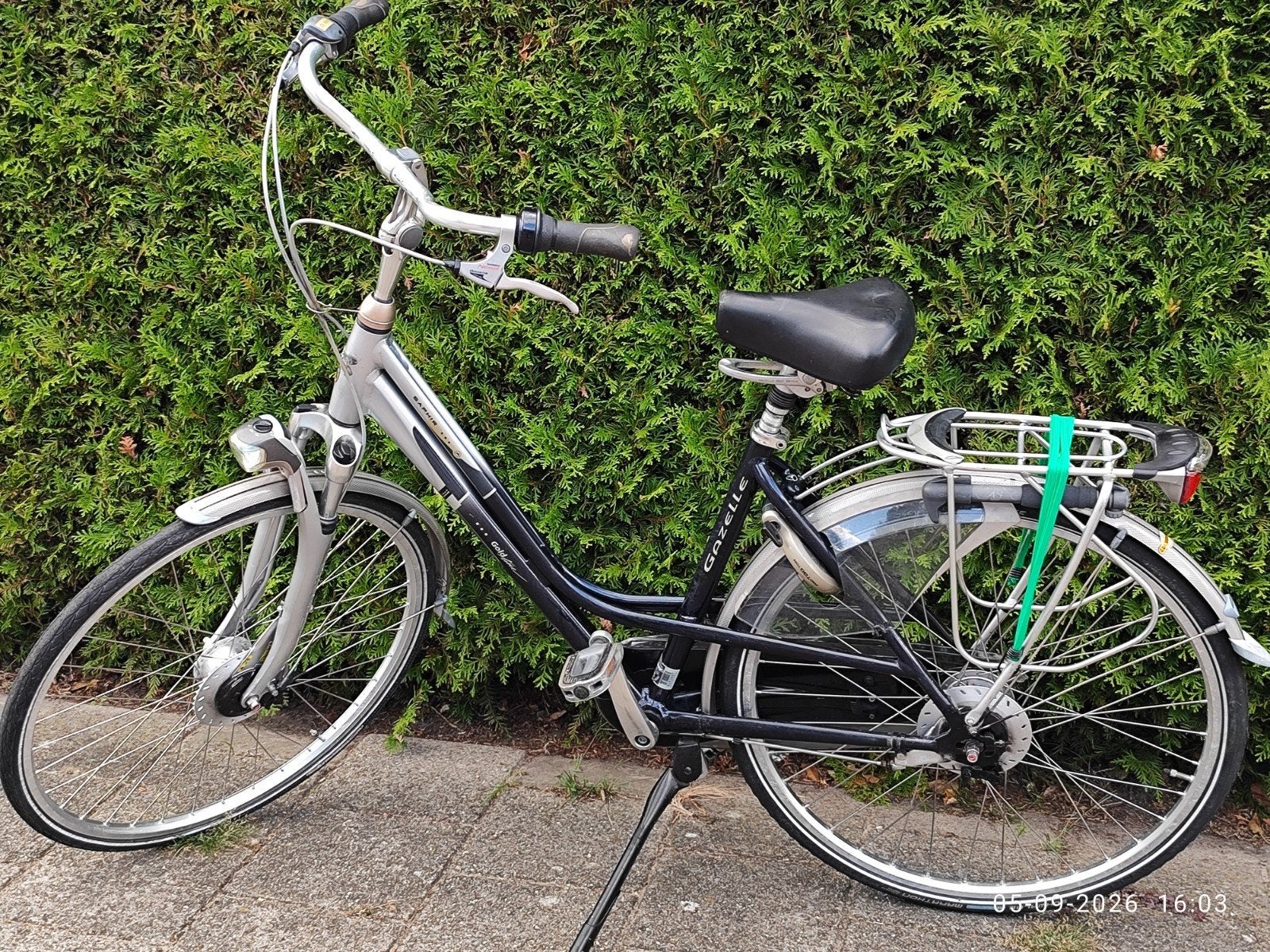 Gazelle damesfiets, Ophalen