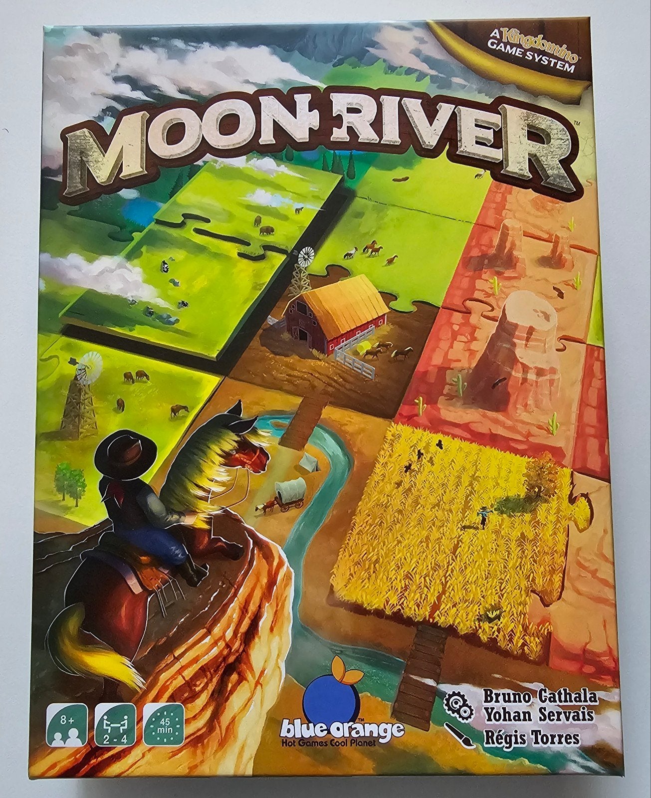 Kingdomino Moon River Bordspel, Hobby en Vrije tijd, Gezelschapsspellen | Bordspellen, Een of twee spelers, Ophalen of Verzenden