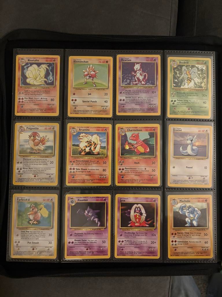 Pokémon Base Set Kaarten, Ophalen of Verzenden, Gebruikt, Meerdere kaarten