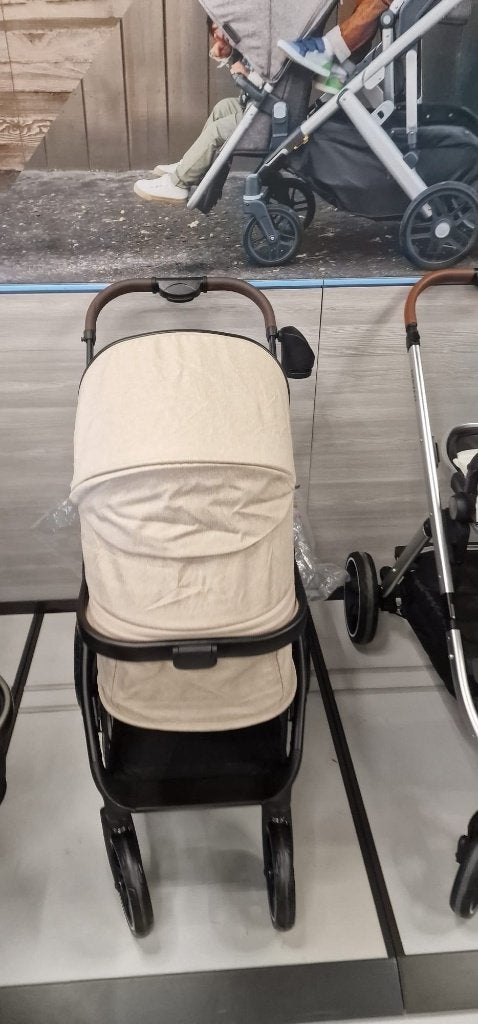 Deryan Noa Kinderwagen 3-in-1 Wandelwagen Autostoel - Nougat, Ophalen of Verzenden, Nieuw, Overige merken, Zonnekap