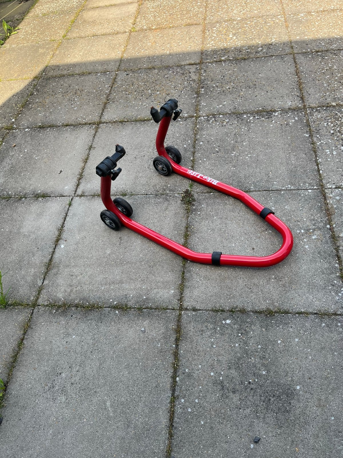 Rode Bike-Lift motor paddock voor achterbrug, Ophalen of Verzenden, Gebruikt