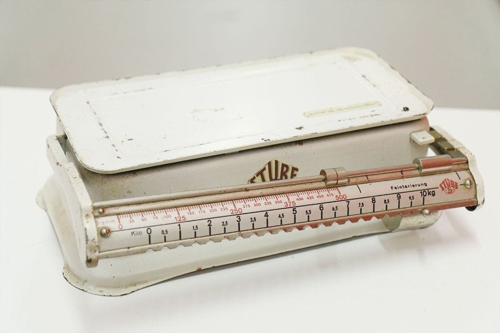 Vintage Stube weegschaal - keukenweegschaal decoratie, Ophalen