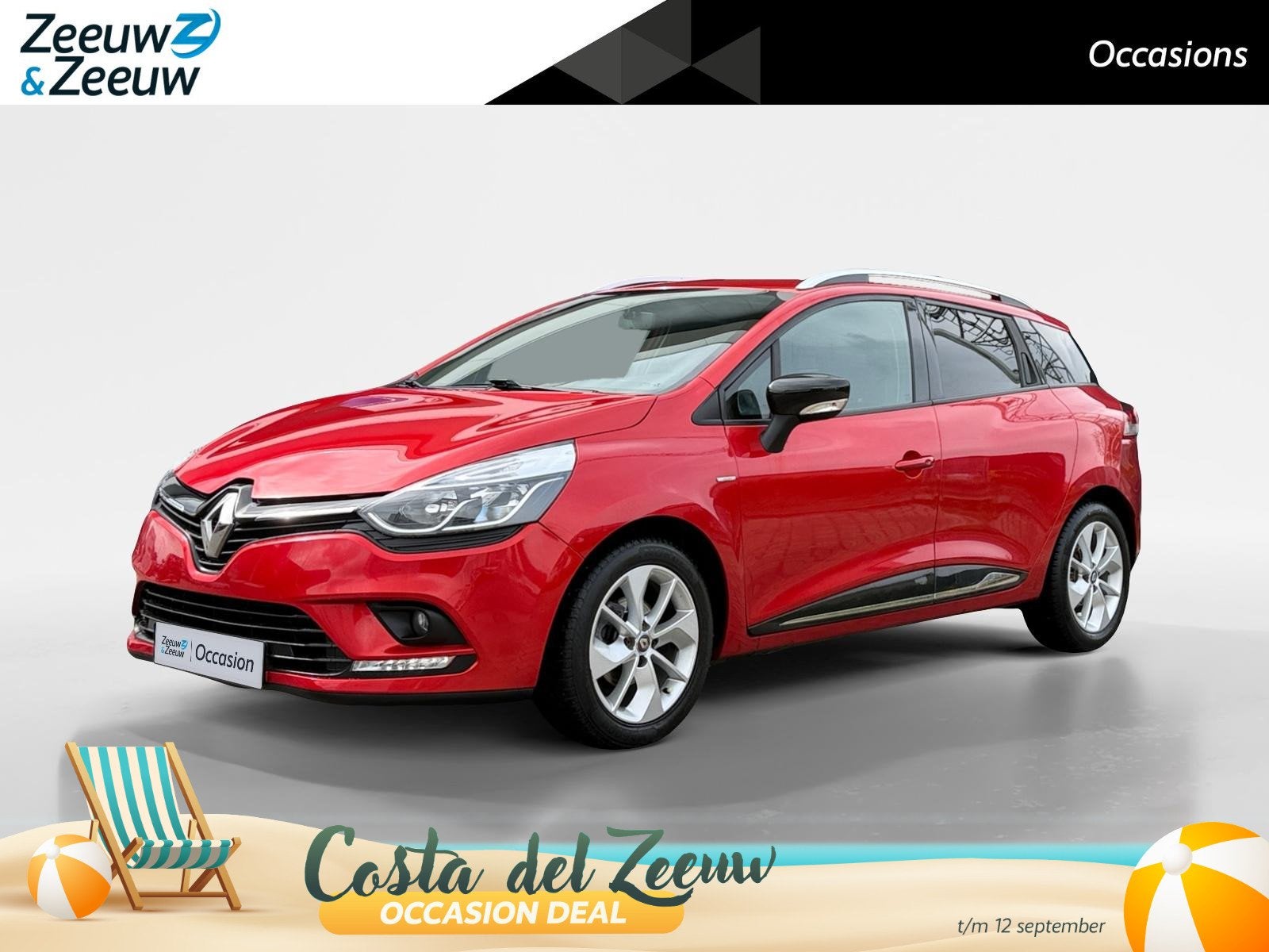 Renault Clio Estate 1.2 TCe Limited | Automaat | Navigatie |, 12 maanden, Stof, Gebruikt, Euro 6