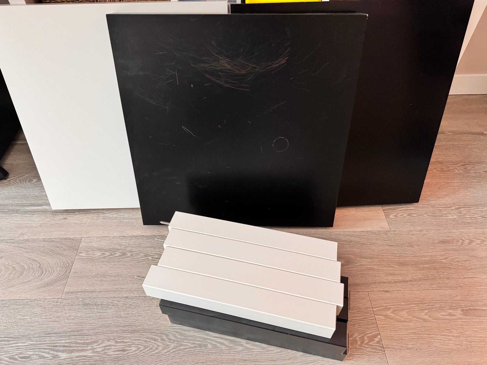 IKEA LACK tafels- zwart en wit (3stuks), Huis en Inrichting, Ophalen, Gebruikt