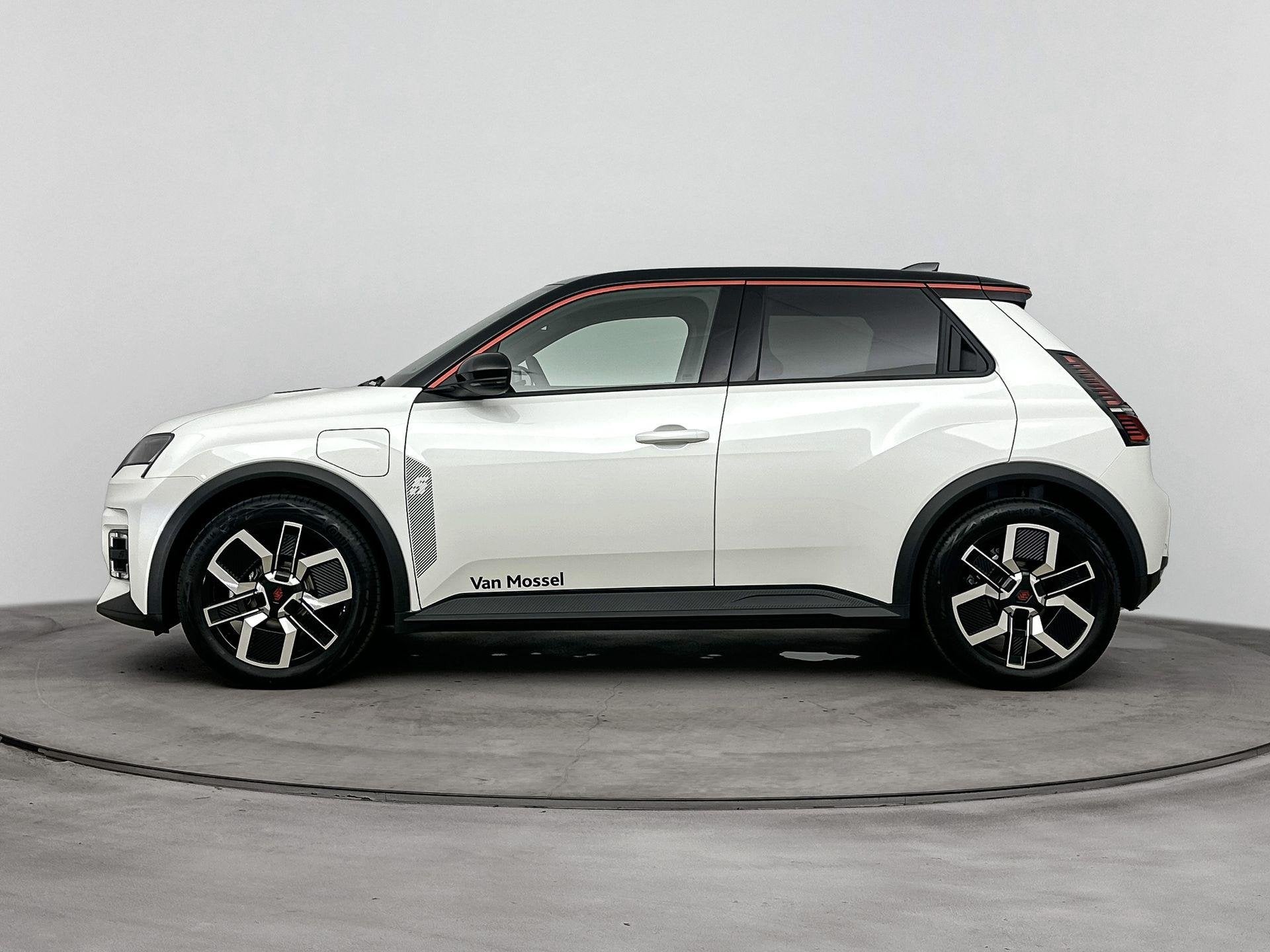 Renault 5 comfort range techno 150Pk 52 kWh | Navigatie | Cl, Auto's, Dealer onderhouden, Stof, Wit, Origineel Nederlands