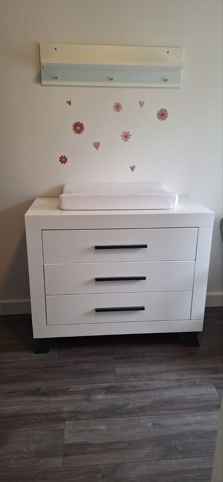 Bopita Commode met 3 lades - Wit, Ophalen, 50 tot 70 cm, Zo goed als nieuw, 75 tot 100 cm