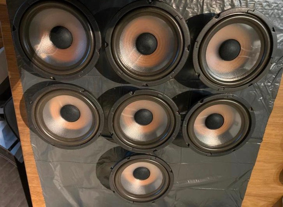 BNS Woofers + scheidingsfilters, Overige merken, Stereo speakers, Gebruikt, Ophalen of Verzenden