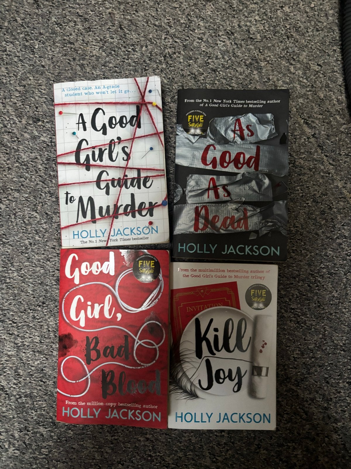 Holly Jackson Boeken: A Good Girl's Guide to Murder Serie, Ophalen, Zo goed als nieuw