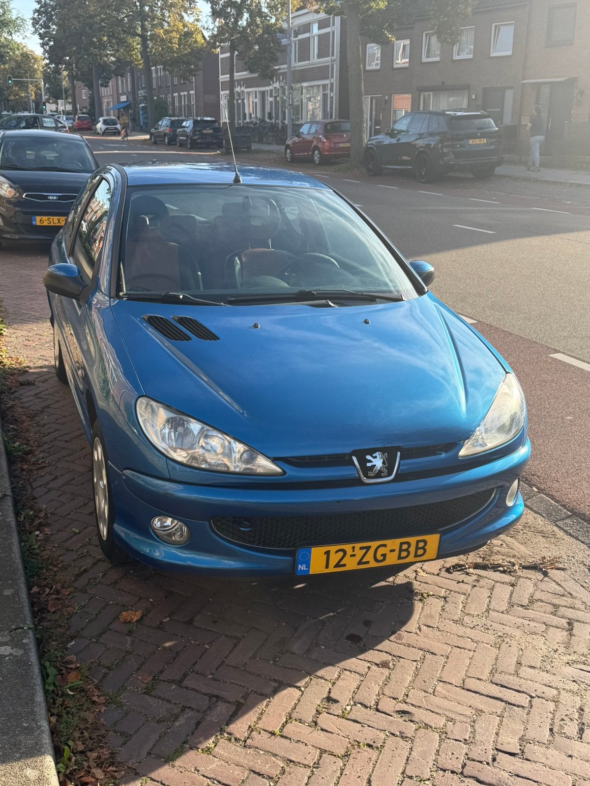 Peugeot 206 1.4 3D 2008 Blauw, Voorwielaandrijving, 4 cilinders, Blauw, Overige kleuren