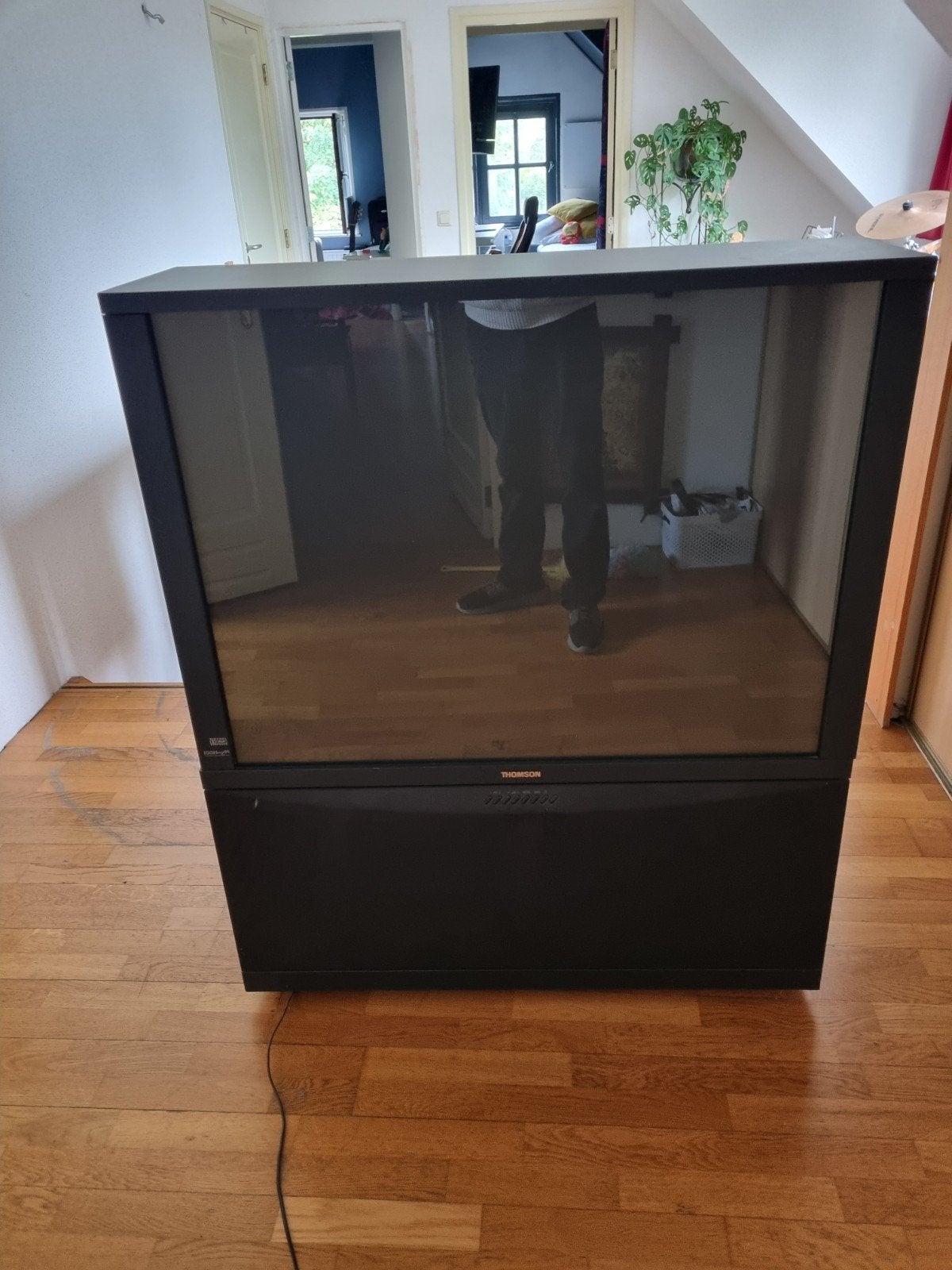 Retro Thomson TV met 3 lampen, goed werkend, Audio, Tv en Foto, Ophalen, Gebruikt, 100 cm of meer, Overige merken