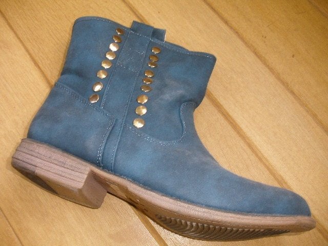 Claudia Ghizzani laarzen blauw met studs maat 41 - nieuw -, Claudia Ghizzani, Hoge laarzen, Blauw, Nieuw