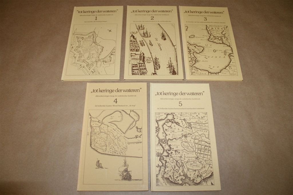 Tot keringe der wateren. 5 delen. Dijkverkenningen ...., Ophalen of Verzenden, Zo goed als nieuw