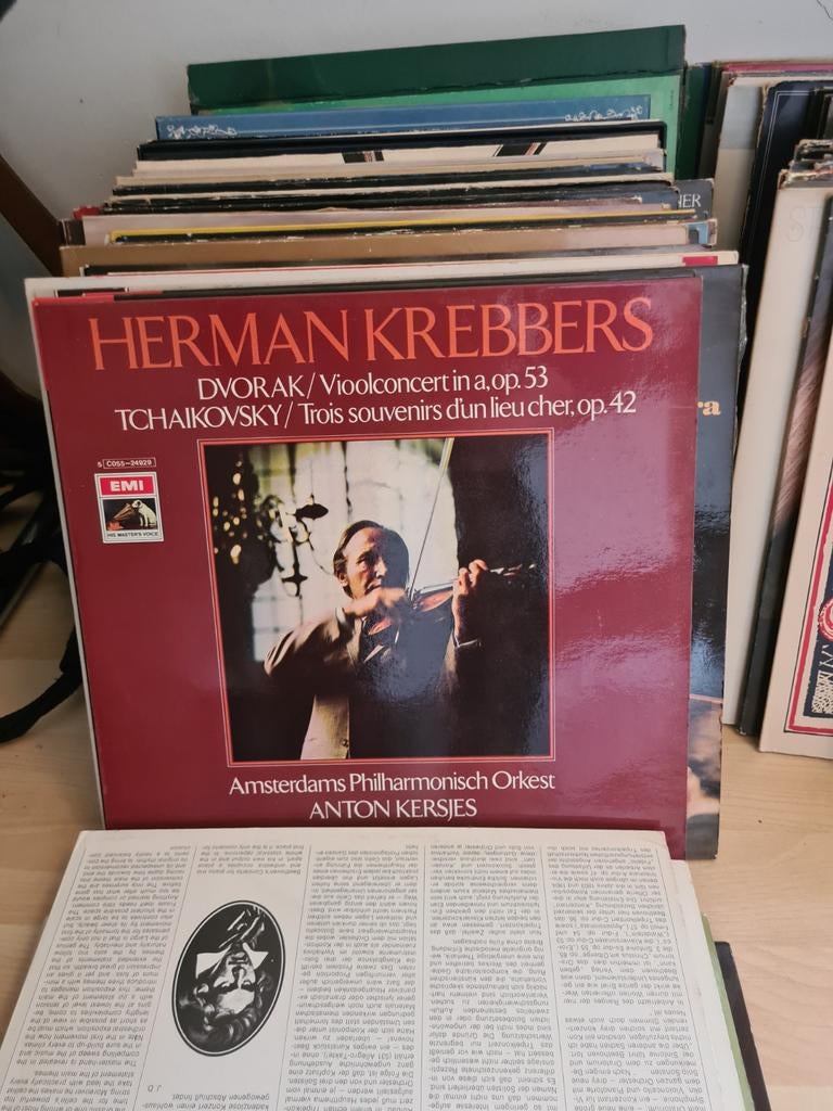 Herman Krebbers - Dvorak/Tchaikovsky Vioolconcert, Ophalen of Verzenden