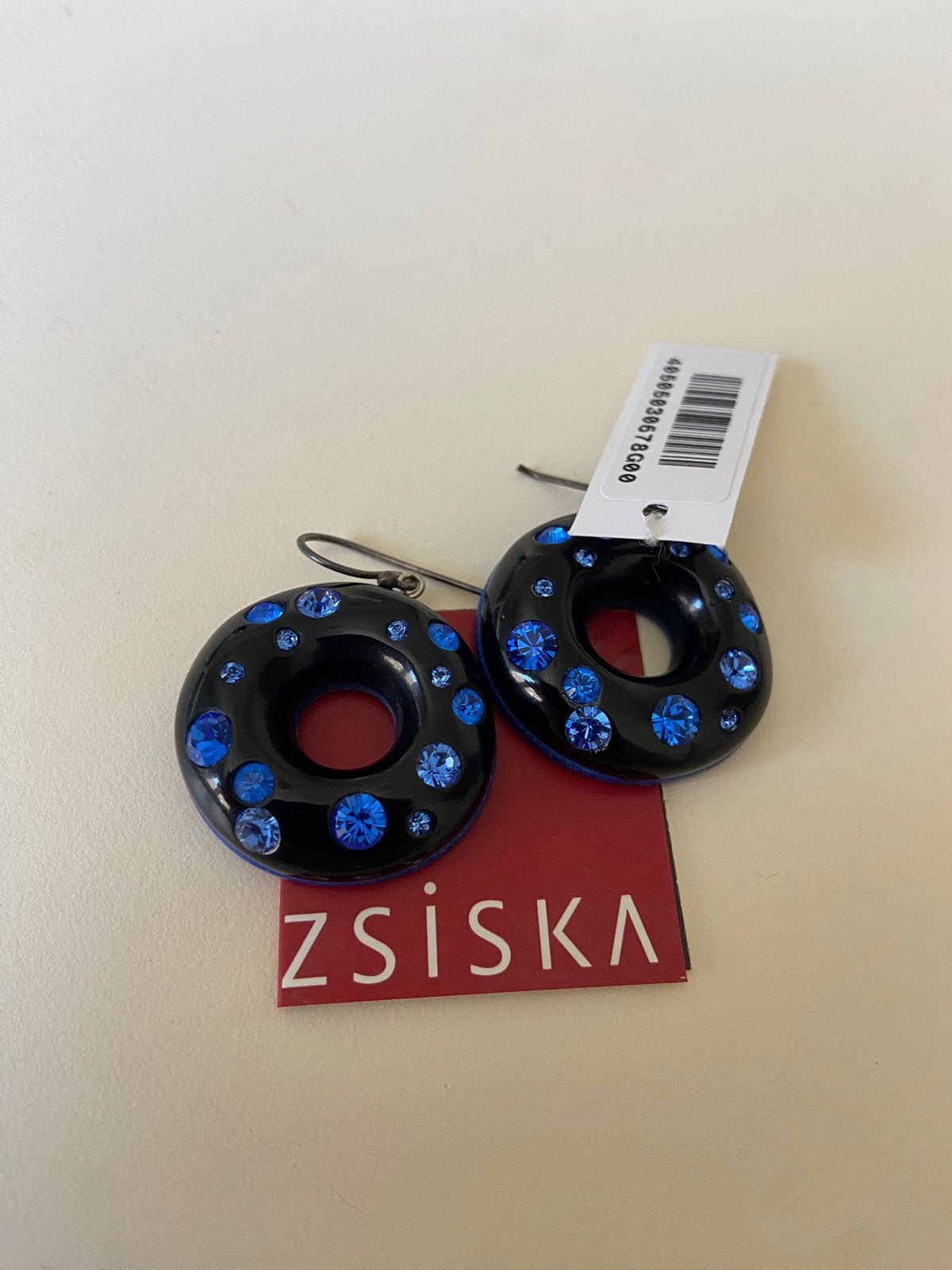 Zsisks oorbellen nieuw!, Ophalen of Verzenden, Nieuw, Blauw, Overige materialen