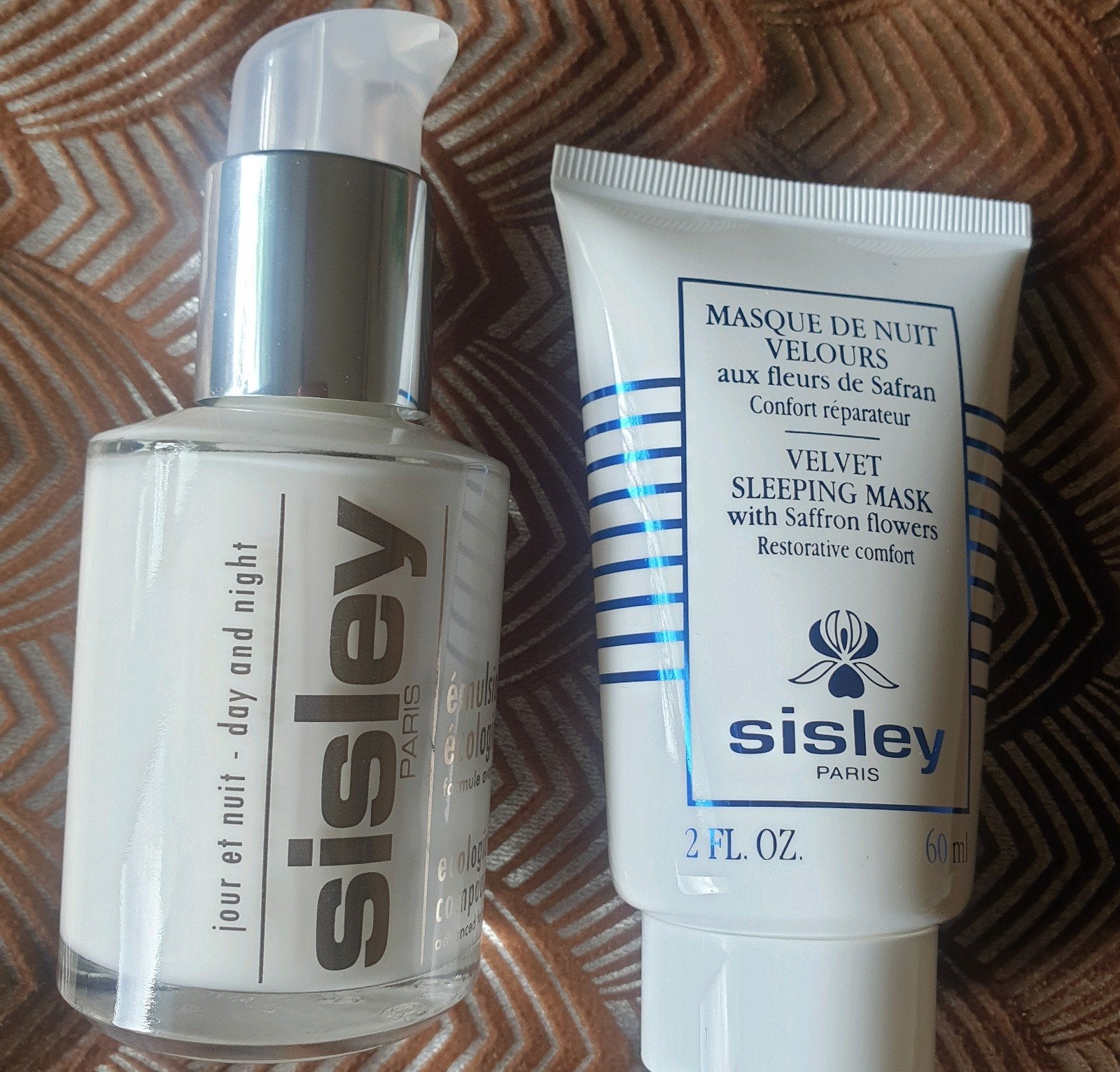 Sisley Emulsion Ecologique & Velvet Masker SET, Ophalen of Verzenden, Nieuw, Gehele gezicht, Verzorging