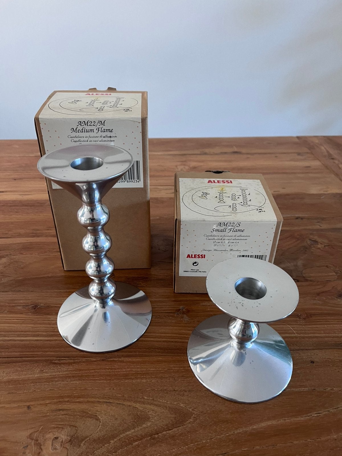 Alessi Alessandro Mendini 2002 kandelaars, Ophalen, Overige materialen