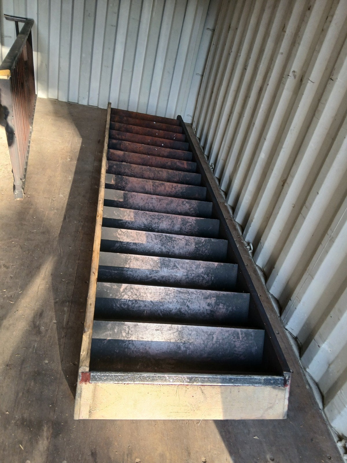 degelijke trap  reling en balustrade, Doe-het-zelf en Verbouw, Ophalen, Gebruikt, Trap, 2 tot 4 meter