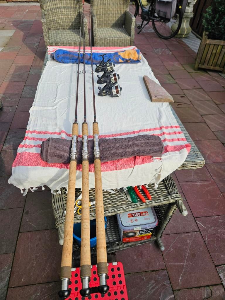3 x BB Specimen Rods Bart Bakker 2 1/4 lbs Nieuwstaat, Watersport en Boten, Ophalen, Zo goed als nieuw, Werphengel