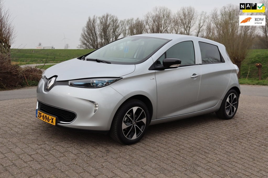 Renault ZOE R110 Iconic 41 kWh IEGEN ACCU, Auto's, Gebruikt, 41 kWh, 683 min, Leder en Stof
