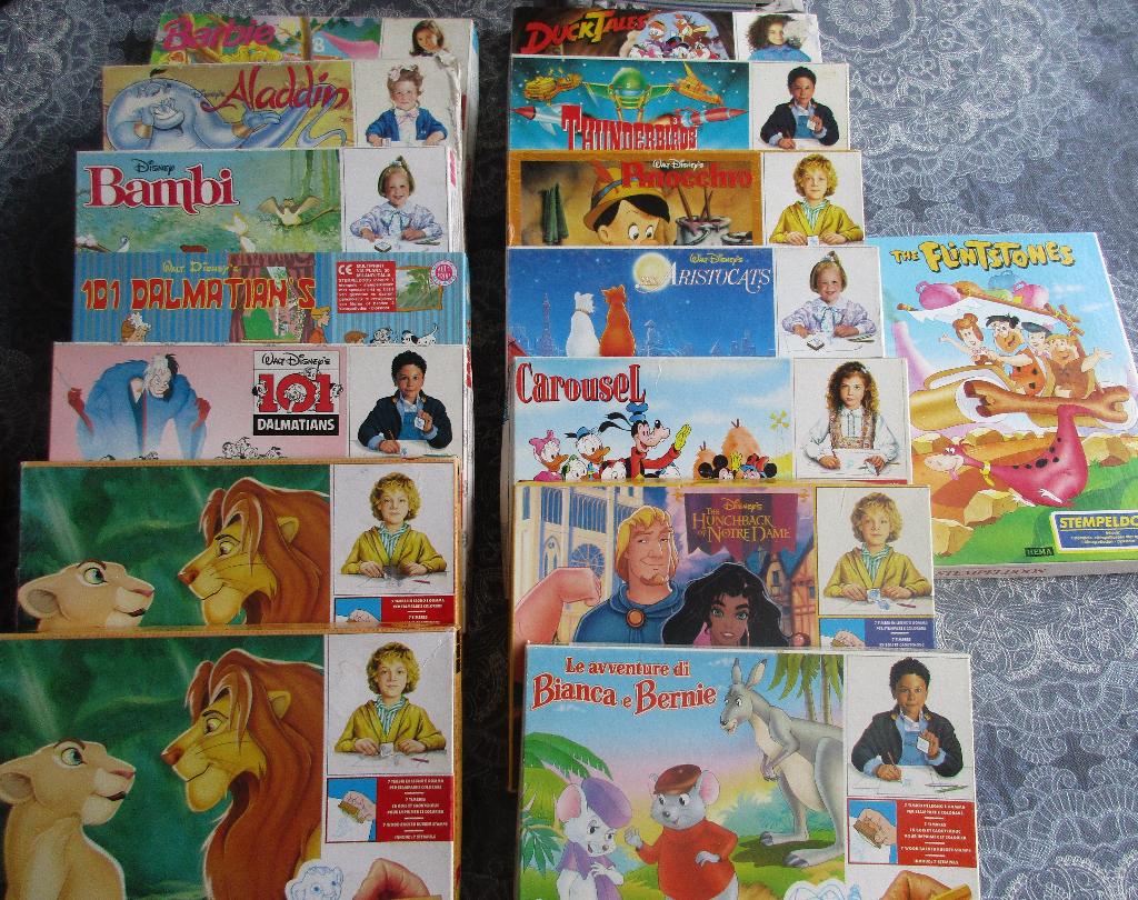 vintage Multiprint en Hema Disney stempelsets à 5,00, Verzamelen, Ophalen of Verzenden, Overige figuren, Gebruikt, Overige typen
