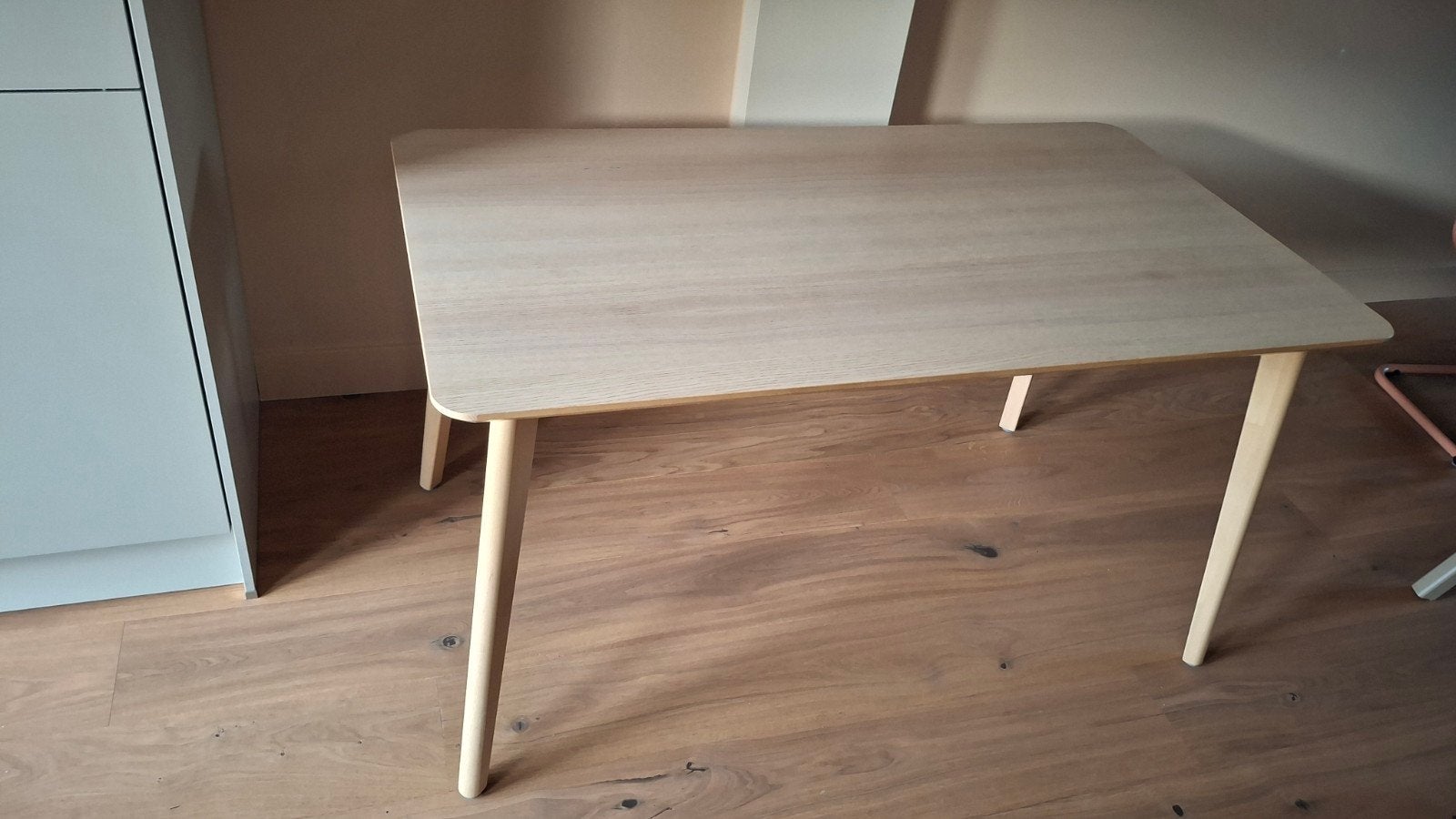 IKEA LISABO eettafel, 140x78 cm, essenfineer, Huis en Inrichting, Tafels | Eettafels, Ophalen, 100 tot 150 cm, 50 tot 100 cm, Zo goed als nieuw